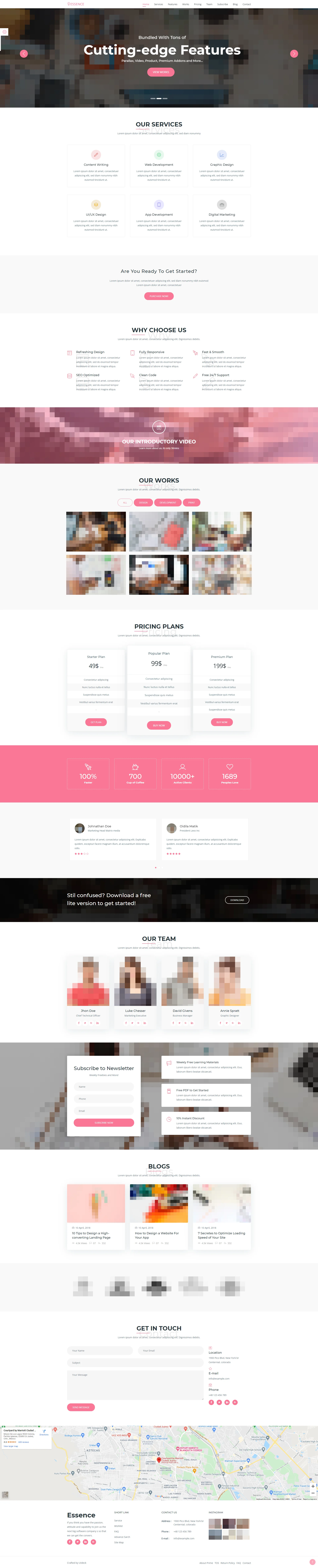 essence Website Template