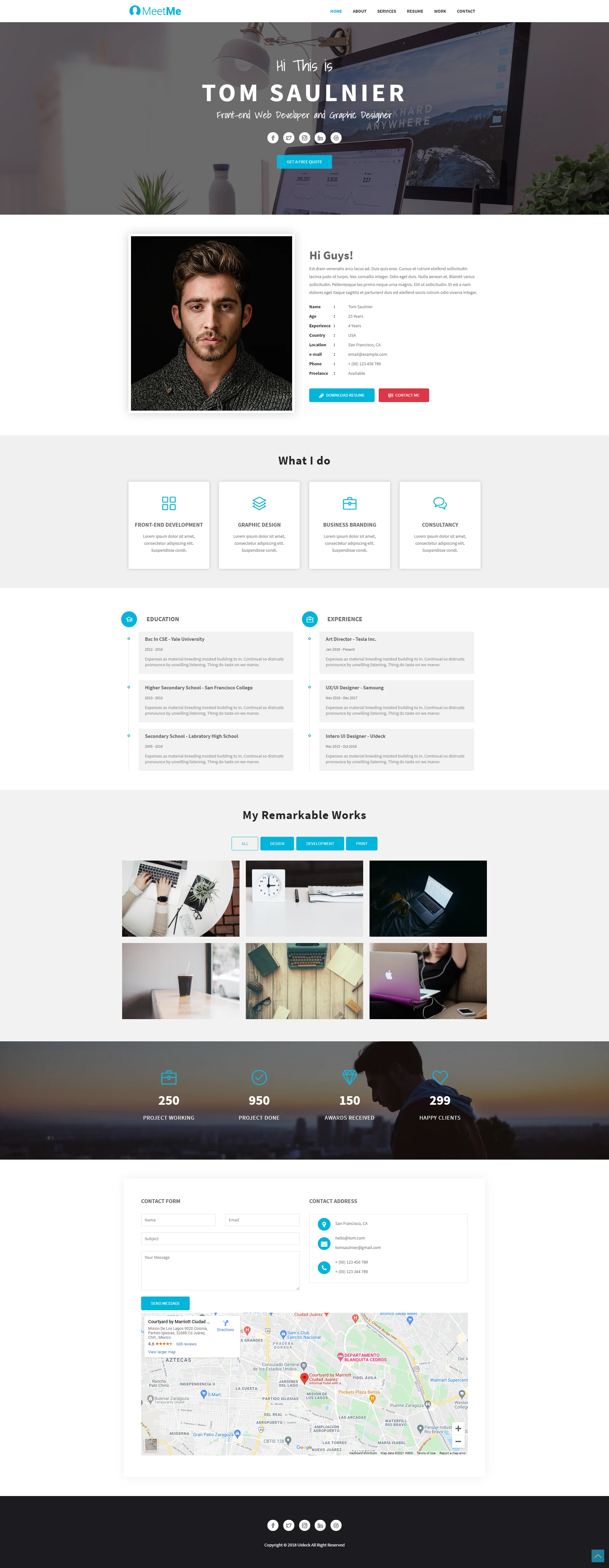 meetme Website Template