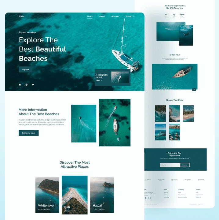 Travel Website Template