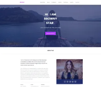 browny Website Template