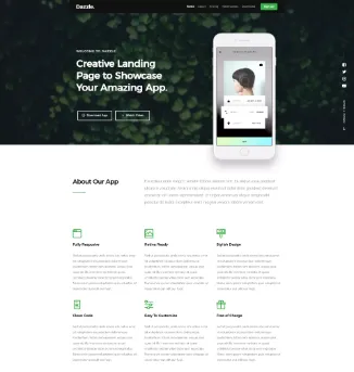 dazzle Website Template