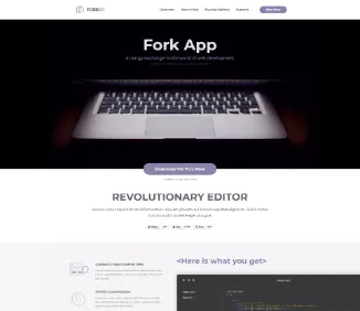 forkio Website Template