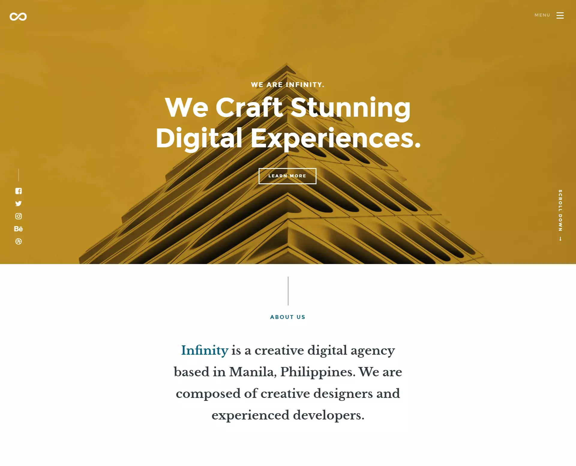 infinity Website Template