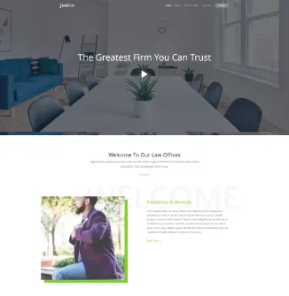 justice Website Template