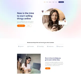 kora Website Template