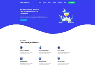 marshmellow Website Template