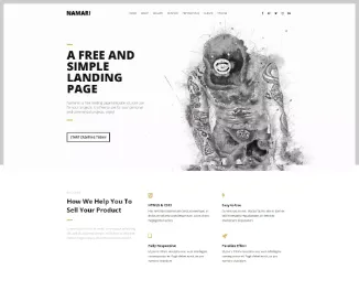 namari Website Template