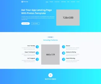 proton Website Template