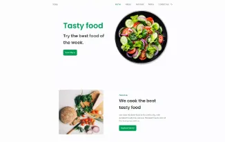 tasty Website Template