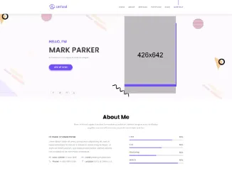 unfold Website Template